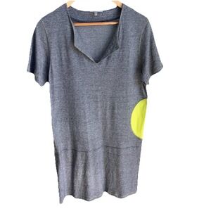 Lisa Todd Women T-Shirt Dress Gray Size Medium Active Golf Tennis